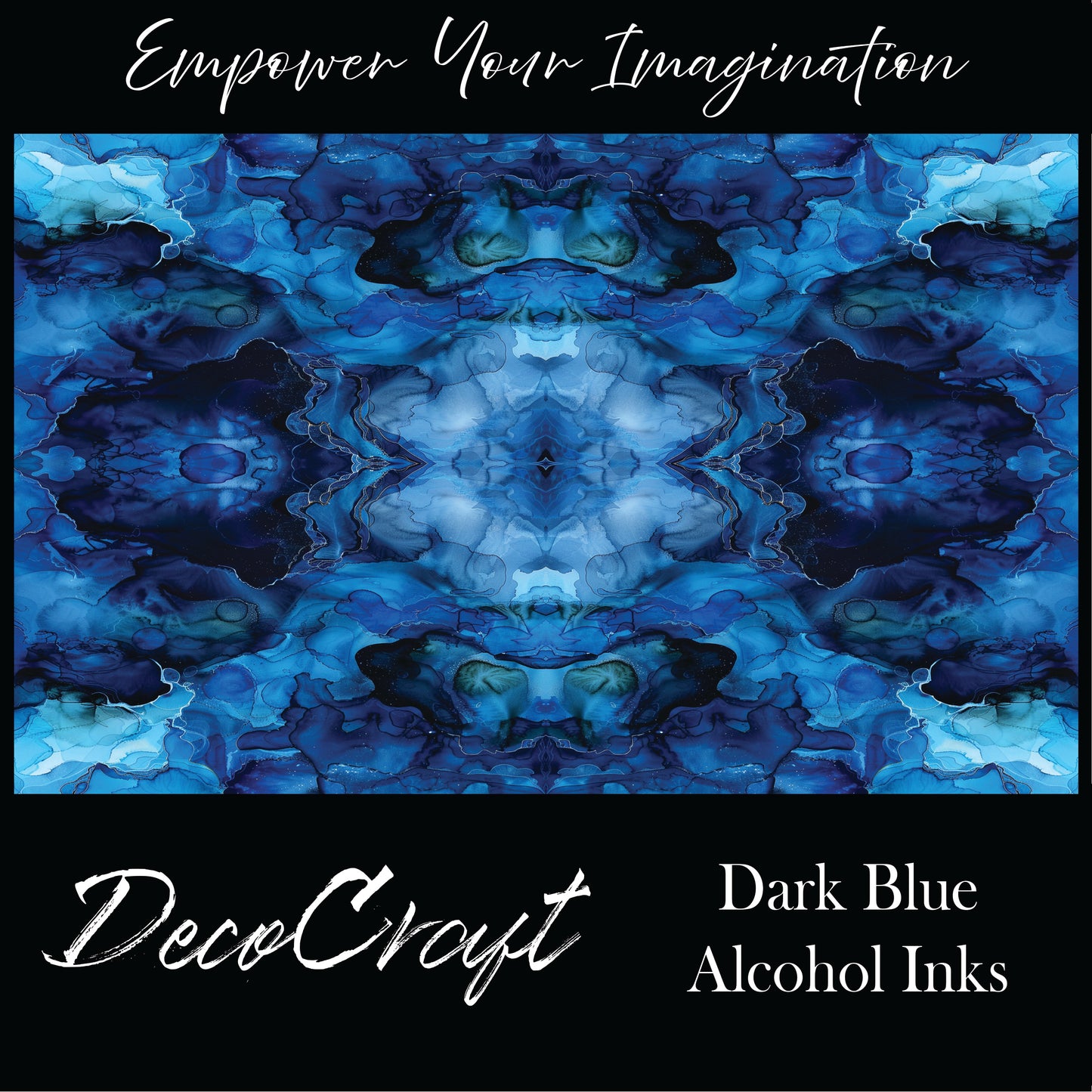 DecoCraft - Abstract - Dark Blue Alcohol Inks