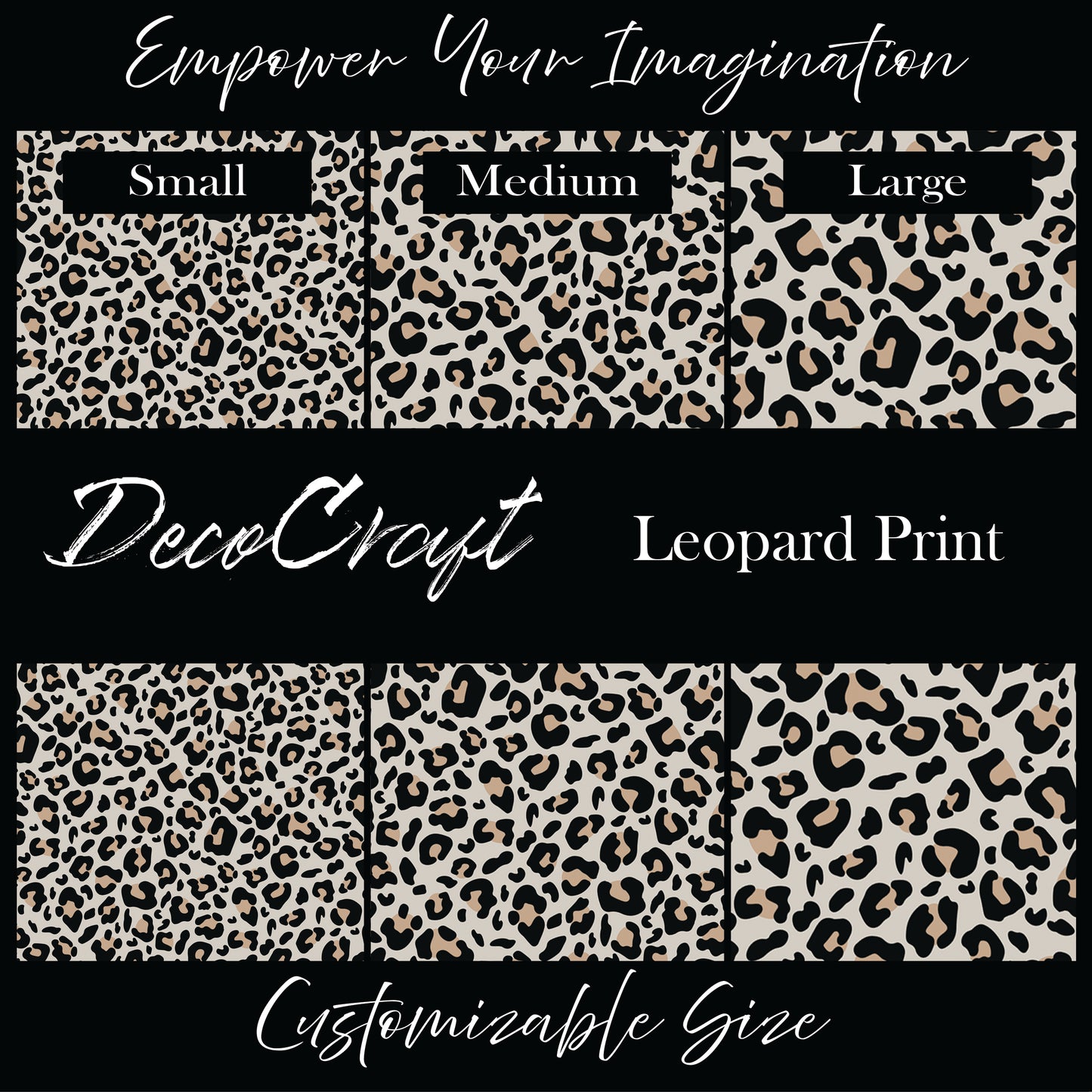 DecoCraft - Animals, Birds, & Bugs - Leopard Print