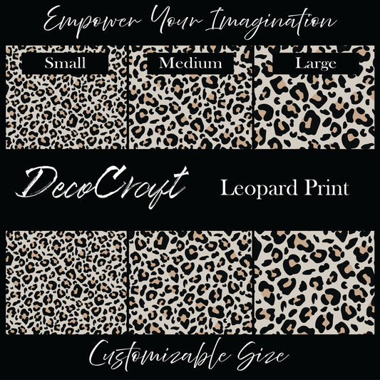 DecoCraft - Animals, Birds, & Bugs - Leopard Print