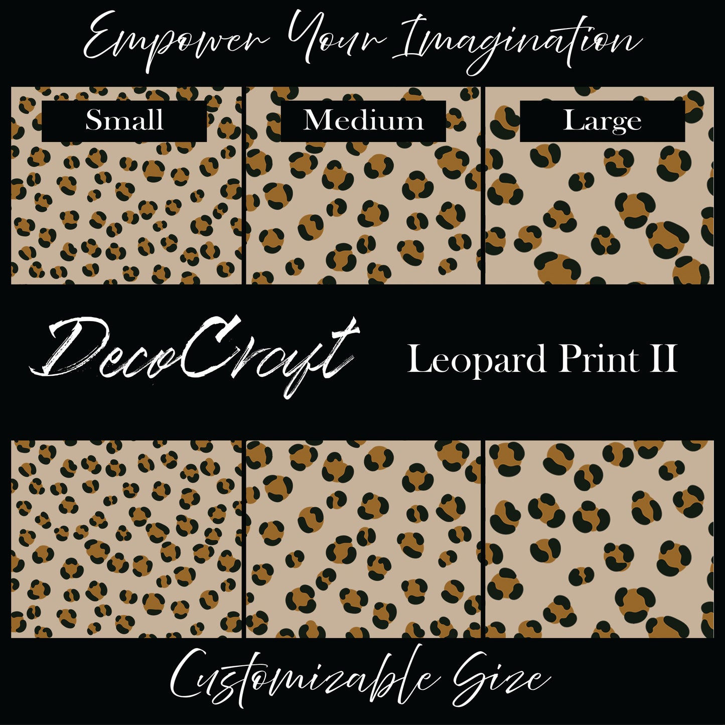 DecoCraft - Animals, Birds, & Bugs - Leopard Print II