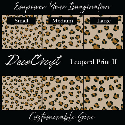 DecoCraft - Animals, Birds, & Bugs - Leopard Print II
