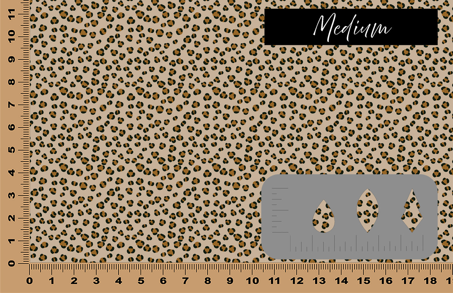 DecoCraft - Animals, Birds, & Bugs - Leopard Print II