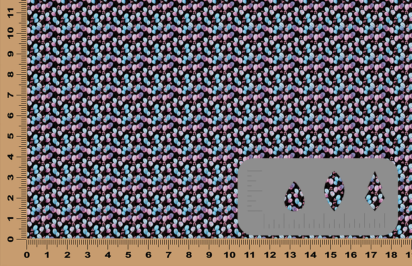 DecoCraft Elevated Textures - Pastel Leaves