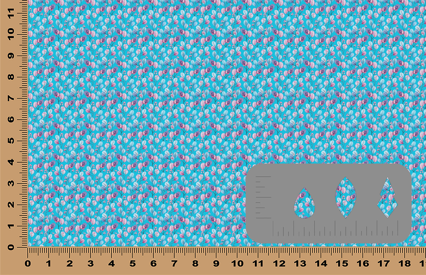DecoCraft Elevated Textures - Pastel Leaves