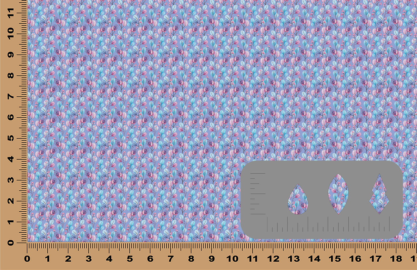 DecoCraft Elevated Textures - Pastel Leaves