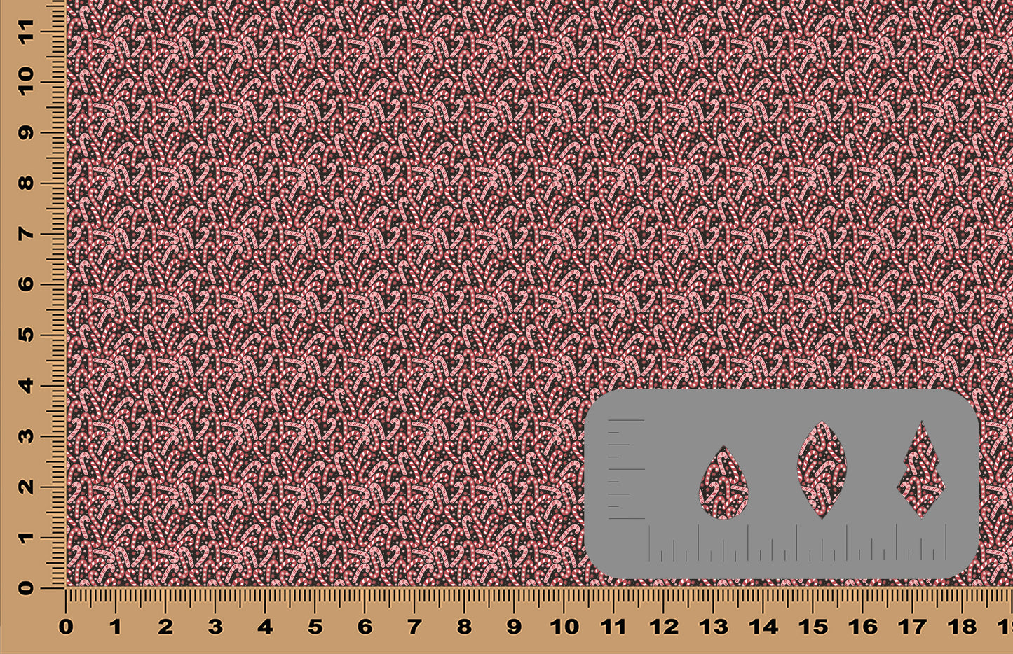 DecoCraft - Elevated Textures - Christmas - Candy Cane Lane