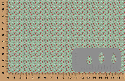 DecoCraft - Elevated Textures - Christmas - Scattered Retro Ornament Party