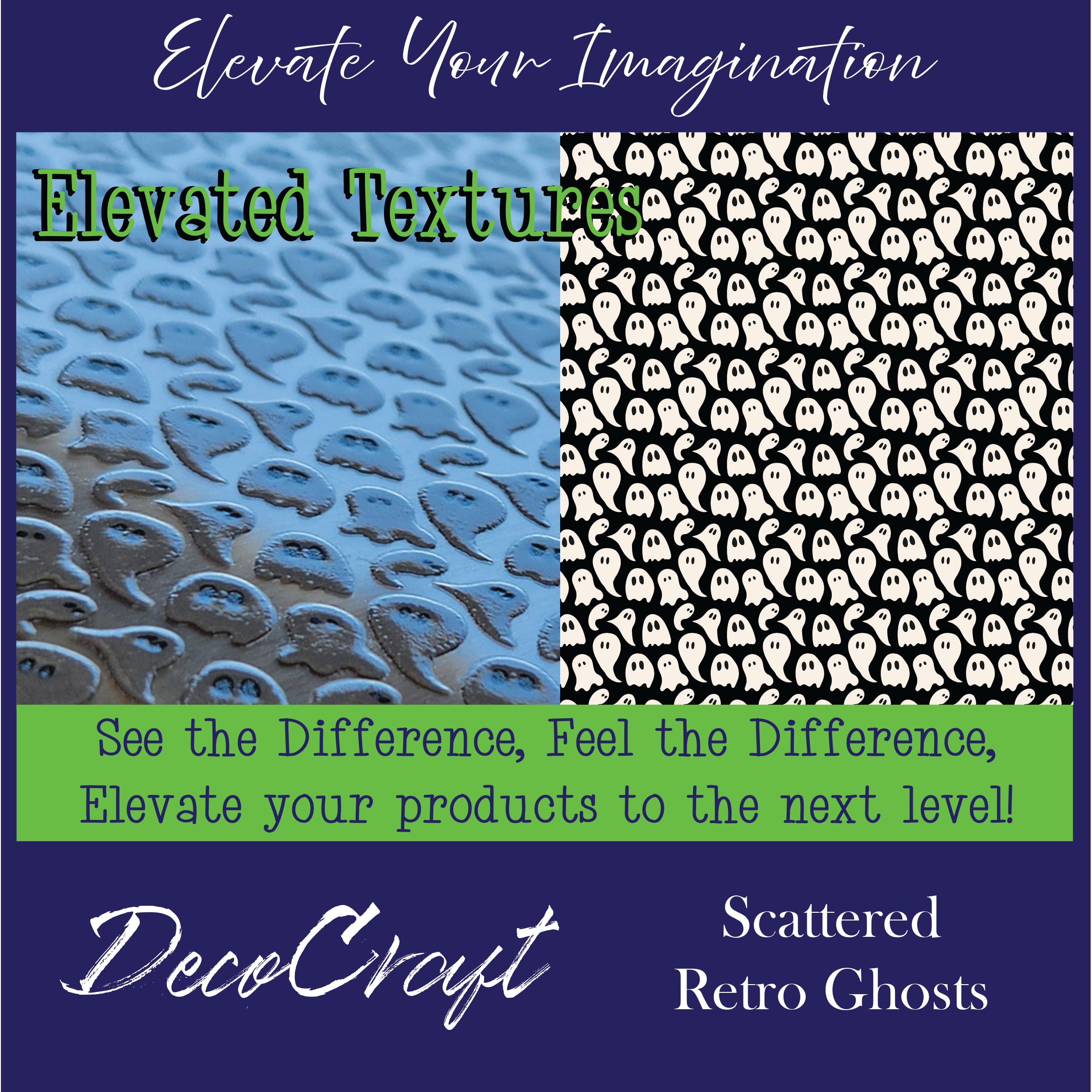 DecoCraft - Elevated Textures - Scattered Ghosts – H & H Creations