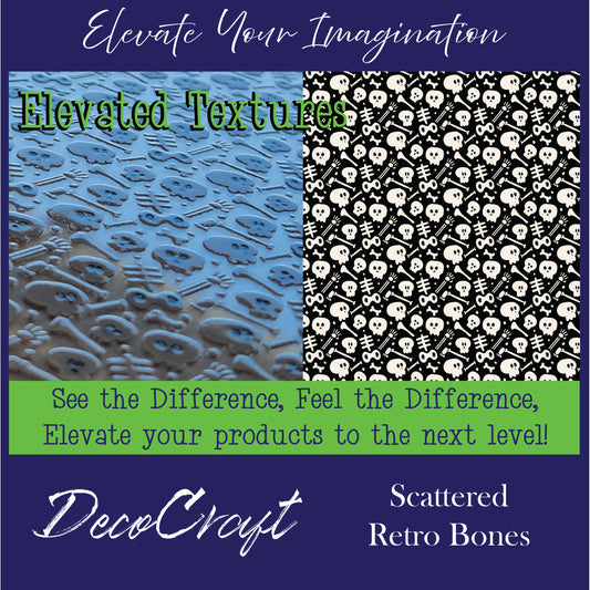 DecoCraft - Elevated Textures - Scattered Retro Bones