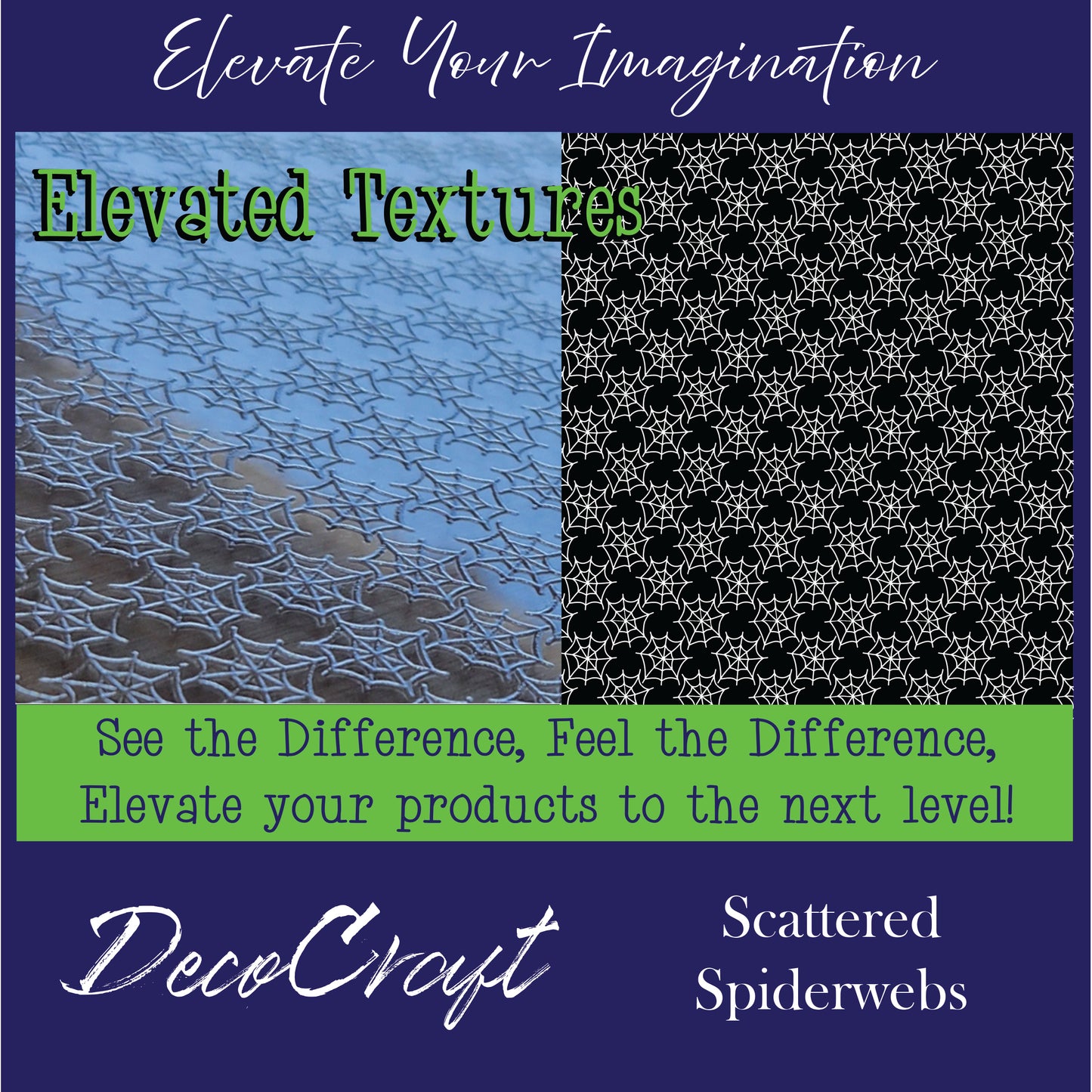 DecoCraft - Elevated Textures - Scattered Spiderwebs