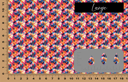 DecoCraft - Flowers & Greenery - Groovy Bright Abstract Floral