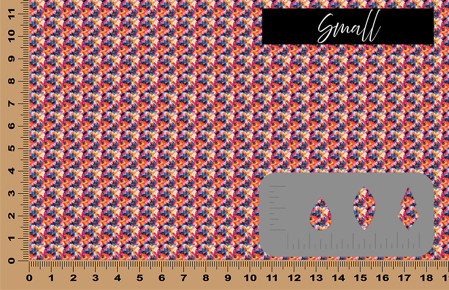DecoCraft - Flowers & Greenery - Groovy Bright Abstract Floral