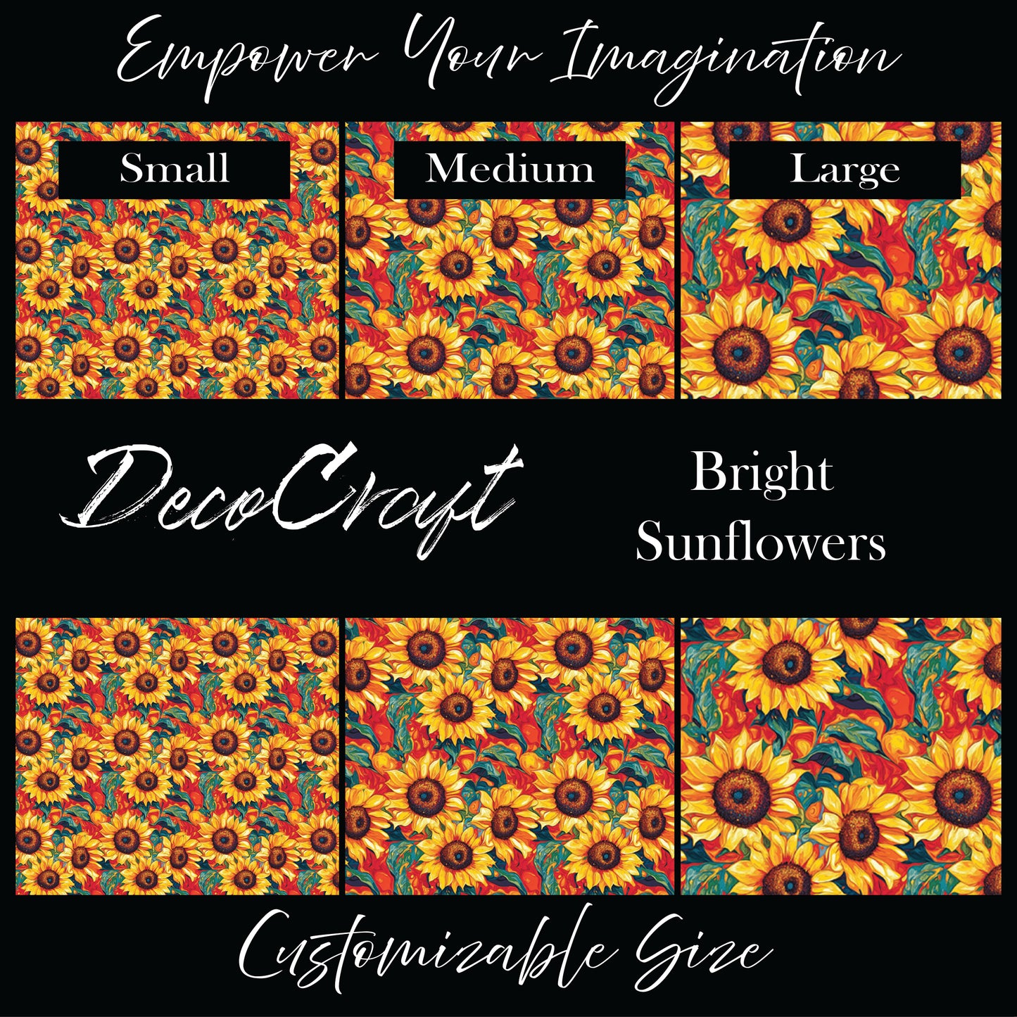 DecoCraft - Flowers & Greenery - Bright Sunflowers
