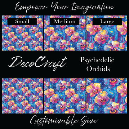 DecoCraft - Flowers & Greenery - Psychedelic Orchids