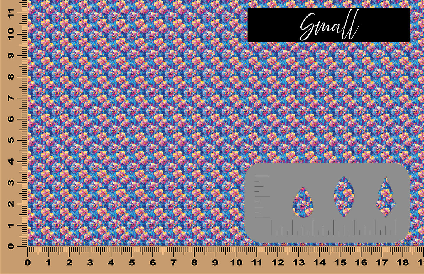 DecoCraft - Flowers & Greenery - Psychedelic Orchids