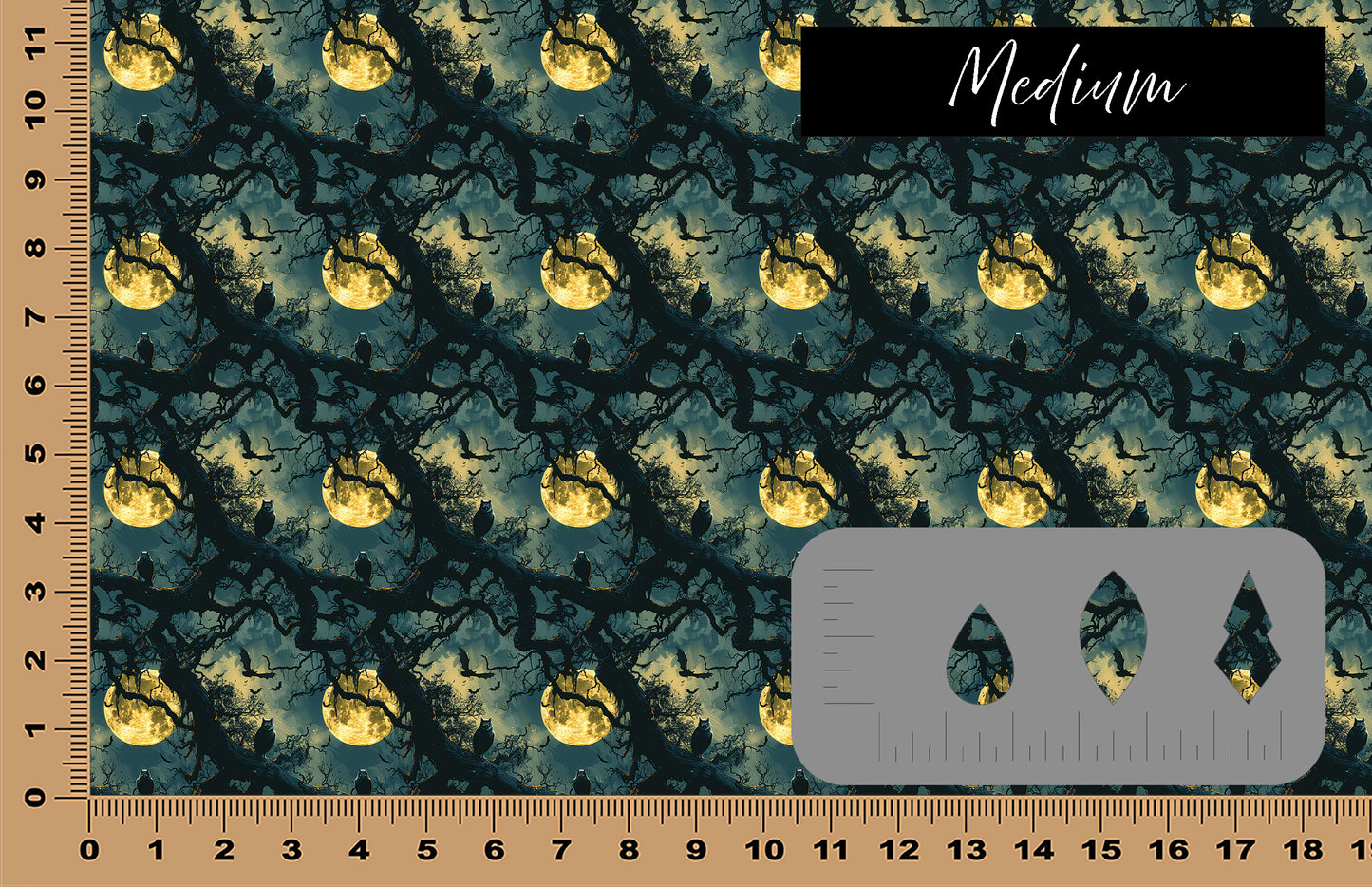 DecoCraft - Halloween - Spooky Moon Owls