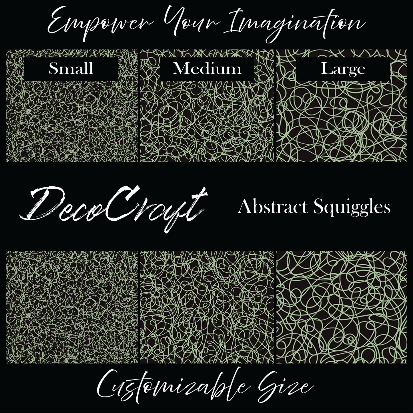 DecoCraft - Halloween - Abstract Squiggles
