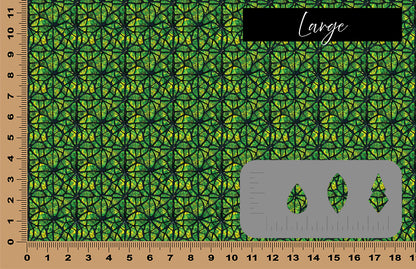 DecoCraft - Halloween - Lime Green Cracks