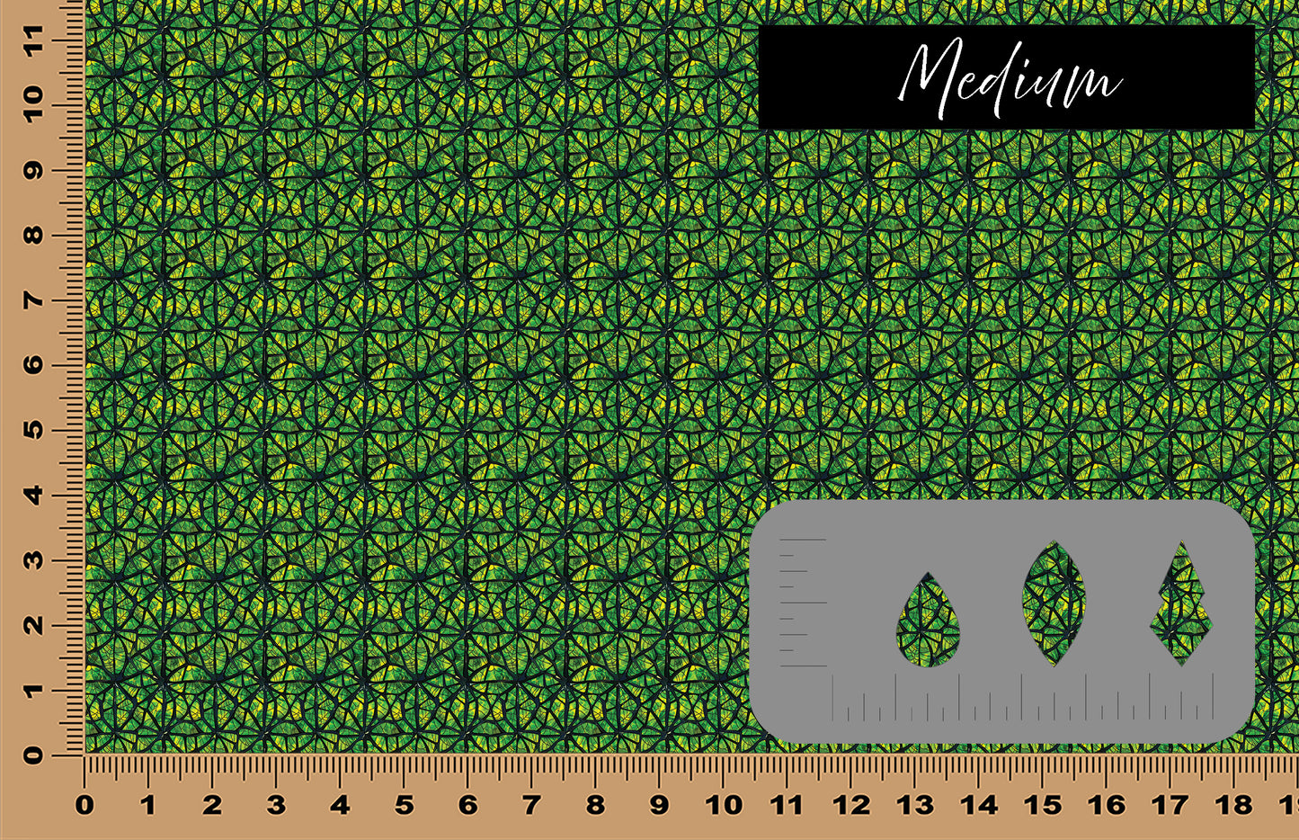 DecoCraft - Halloween - Lime Green Cracks