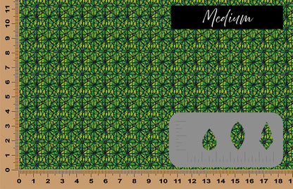 DecoCraft - Halloween - Lime Green Cracks