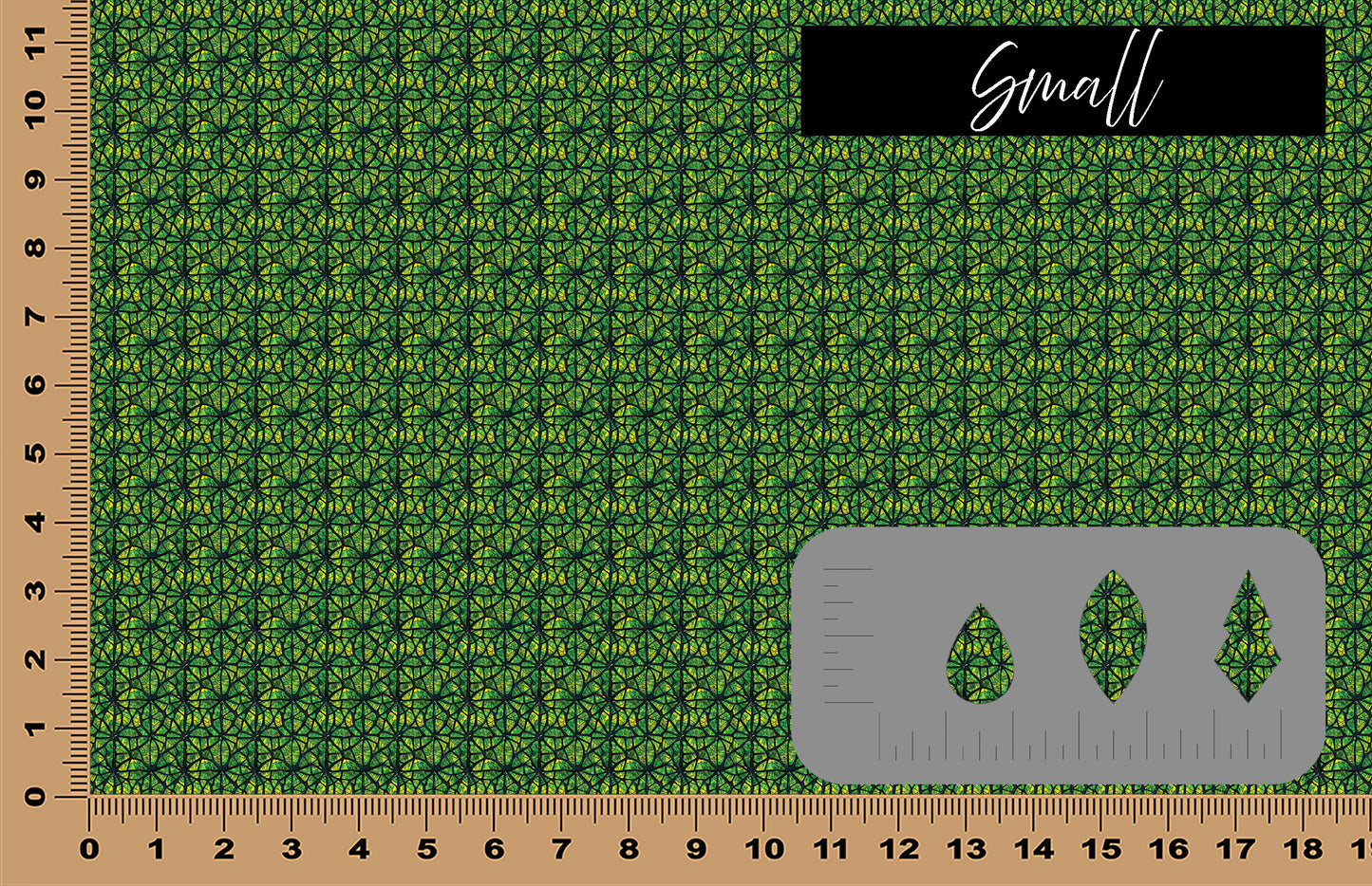 DecoCraft - Halloween - Lime Green Cracks
