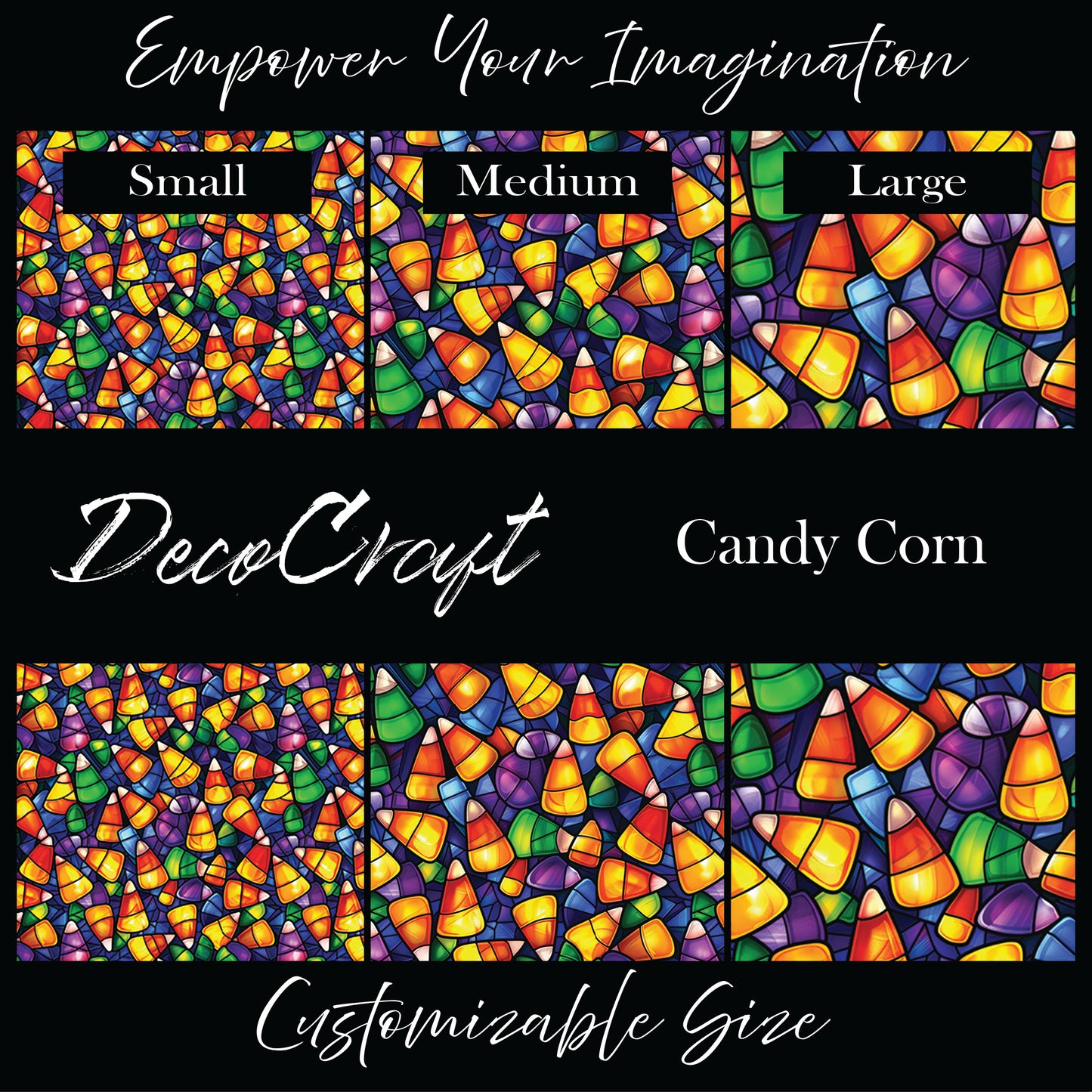 DecoCraft - Halloween - Candy Corn