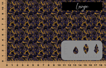 DecoCraft - Halloween - Abstract Black Cats