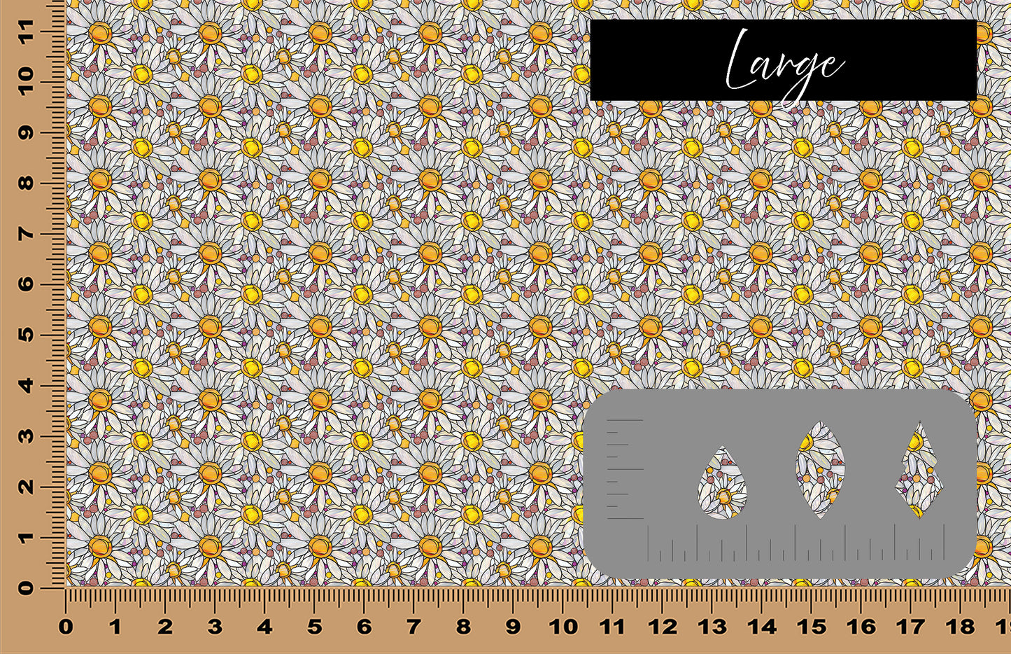 DecoCraft - Stained Glass - Bright Daisies
