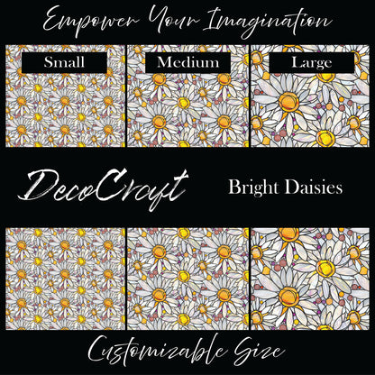 DecoCraft - Stained Glass - Bright Daisies
