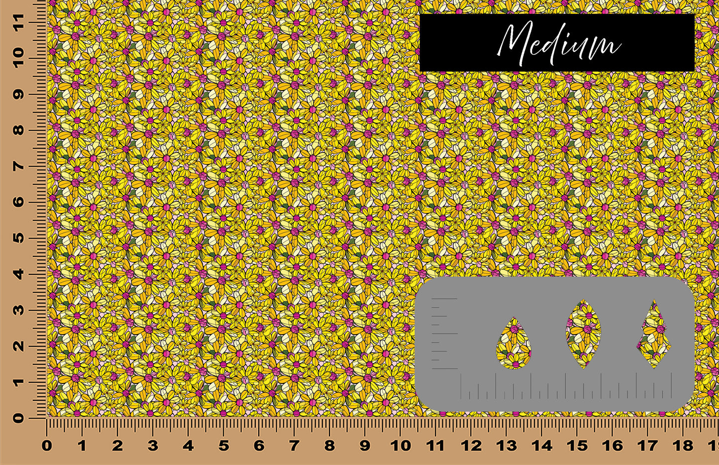 DecoCraft - Stained Glass - Yellow Daisies