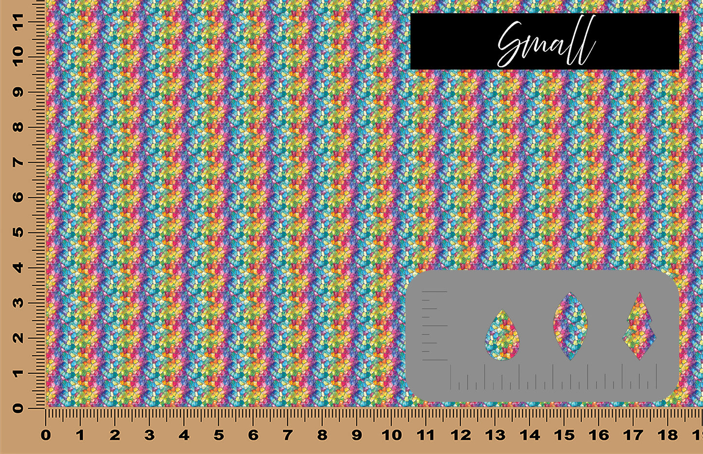 DecoCraft - Stained Glass - Rainbow Mosaic