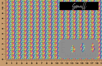 DecoCraft - Stained Glass - Rainbow Mosaic