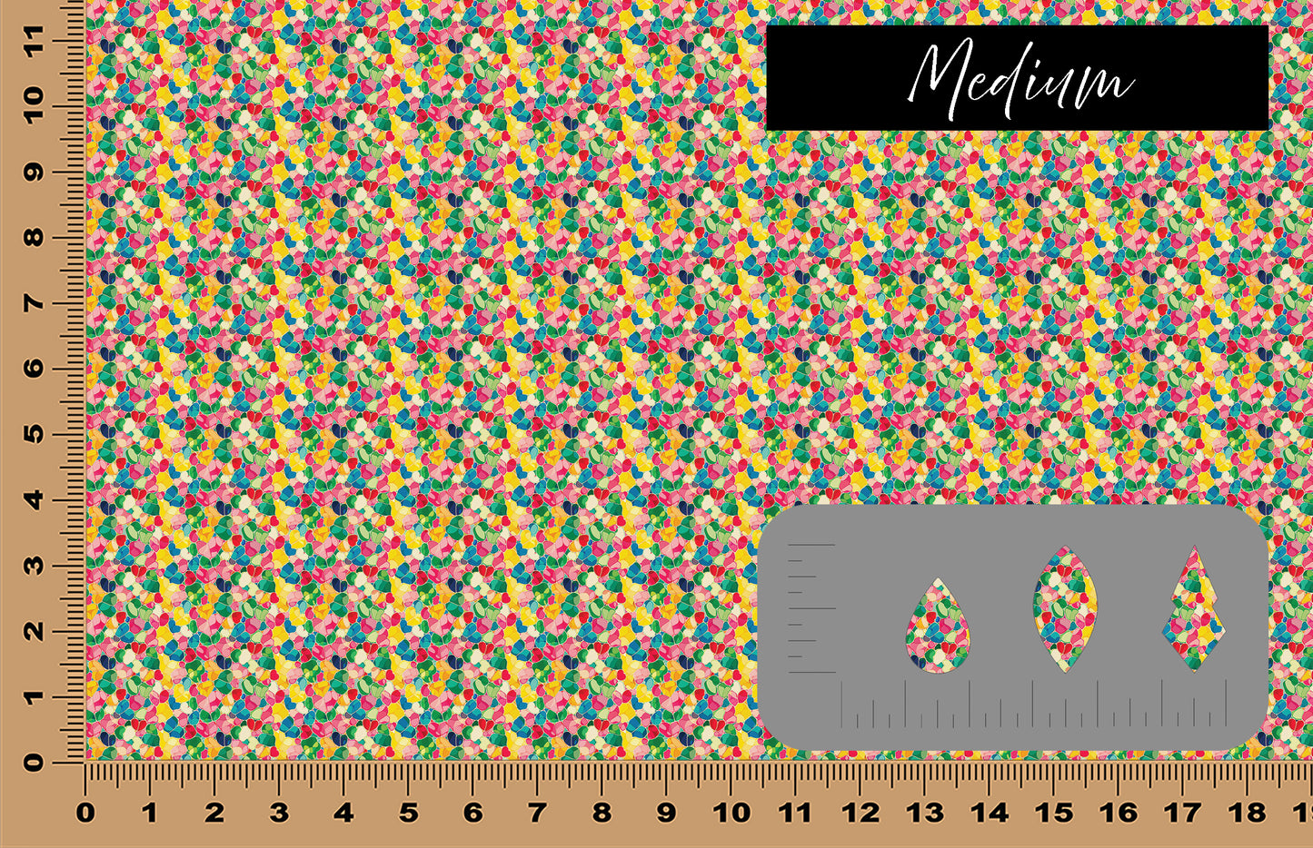 DecoCraft - Stained Glass - Bright Pastel Mosaic