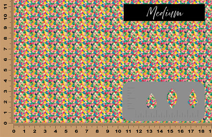 DecoCraft - Stained Glass - Bright Pastel Mosaic