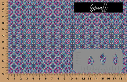 DecoCraft - Textures - Blue & Pink Moroccan Tile