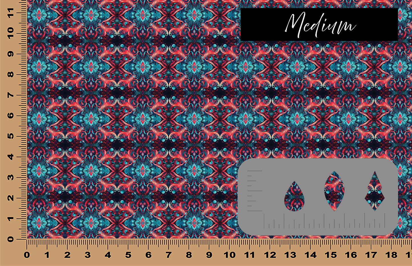 DecoCraft - Textures - Blue & Pink Persian Kilim