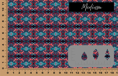 DecoCraft - Textures - Blue & Pink Persian Kilim