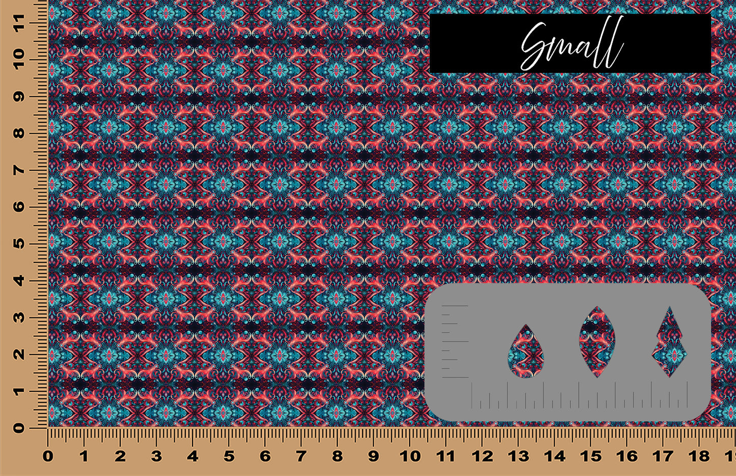 DecoCraft - Textures - Blue & Pink Persian Kilim
