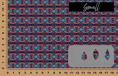 DecoCraft - Textures - Blue & Pink Persian Kilim