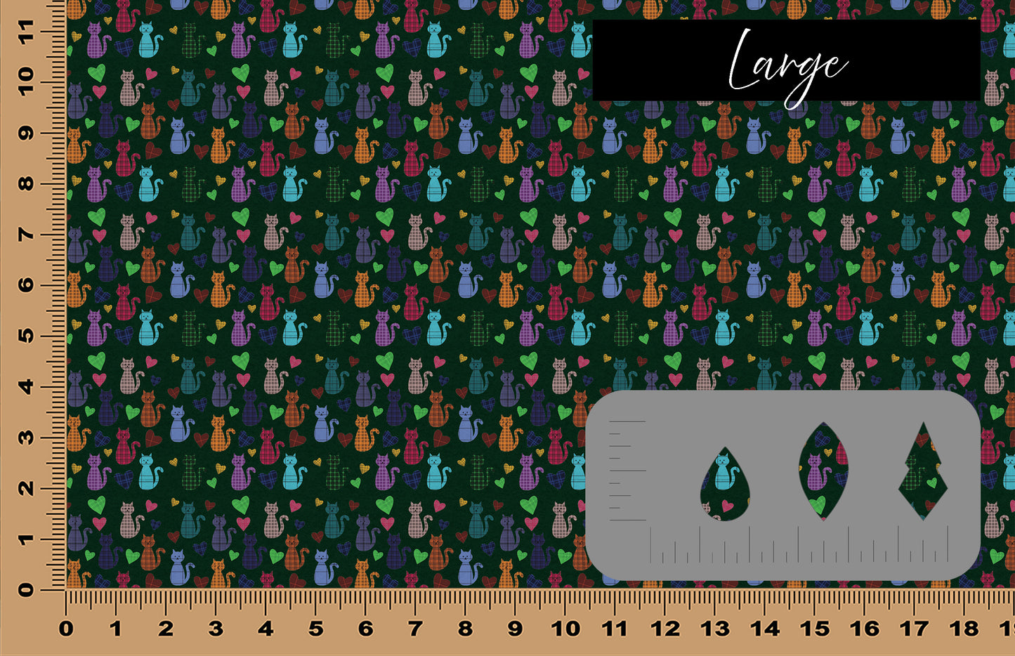 DecoCraft - Animals, Bugs, & Birds - Plaid Cats