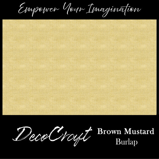 DecoCraft - Textures - Heathered Burlap - Brown Mustard