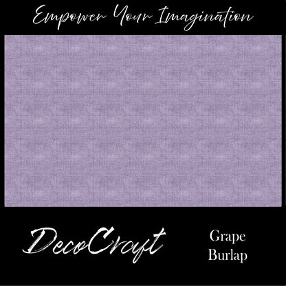 DecoCraft - Textures - Heathered Burlap - Grape