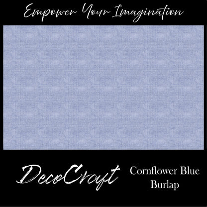 DecoCraft - Textures - Heathered Burlap - Cornflower Blue
