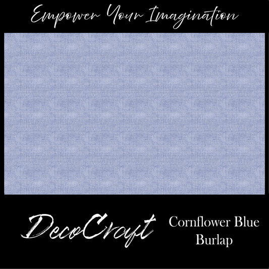 DecoCraft - Textures - Heathered Burlap - Cornflower Blue