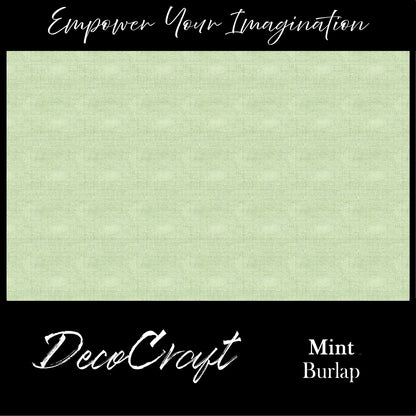 DecoCraft - Textures - Heathered Burlap - Mint