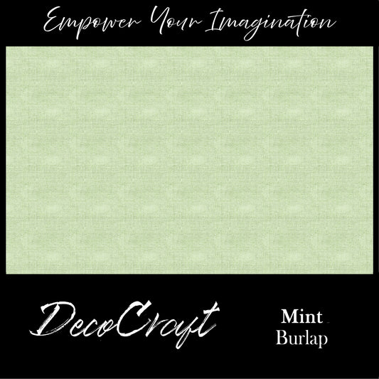 DecoCraft - Textures - Heathered Burlap - Mint
