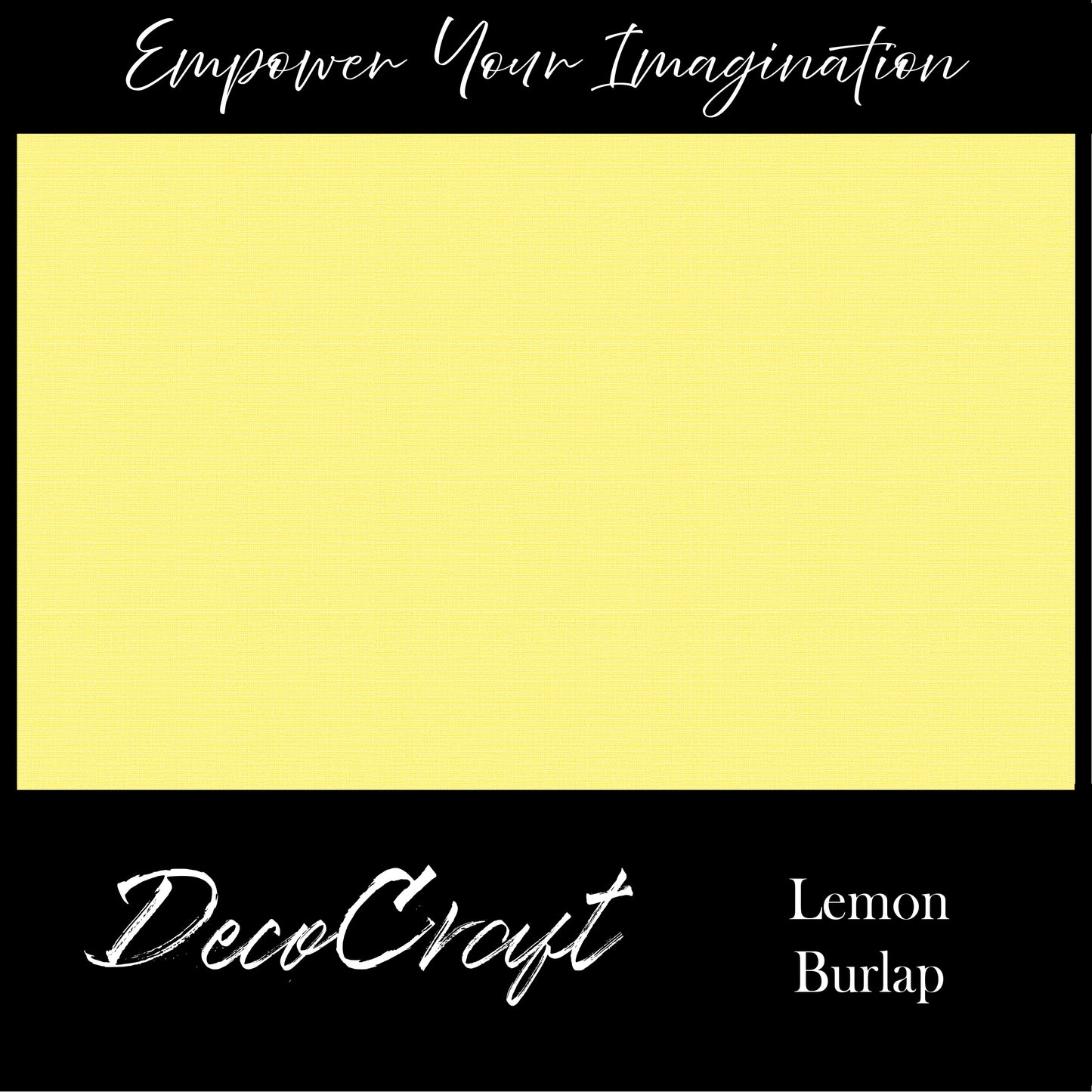 DecoCraft - Textures - Burlap Solids - Lemon