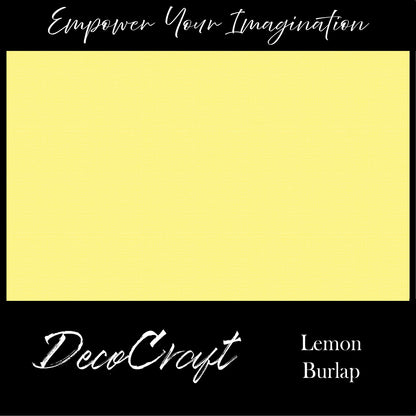 DecoCraft - Textures - Burlap Solids - Lemon