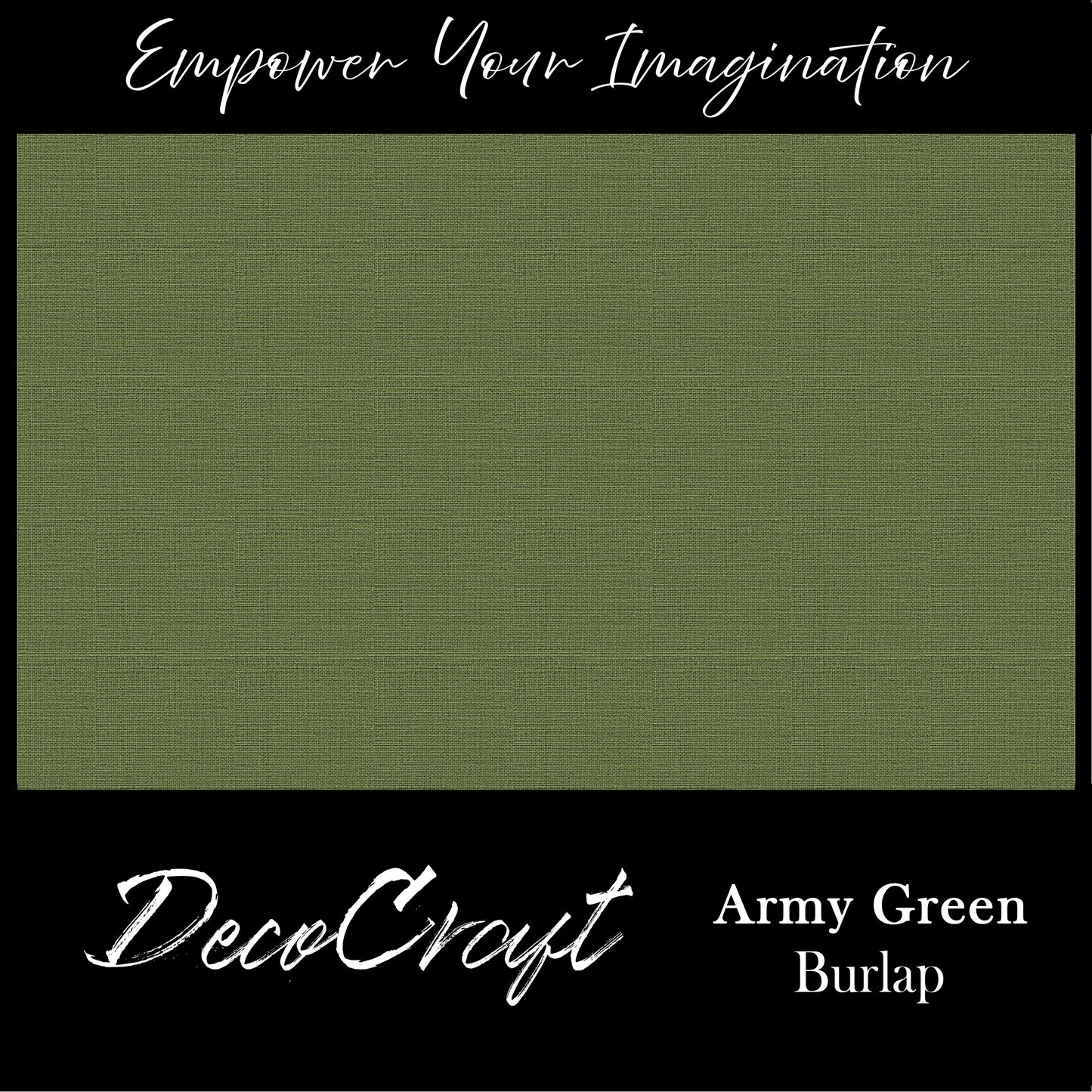 DecoCraft - Textures - Burlap Solids - Army Green