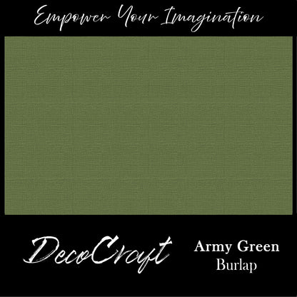 DecoCraft - Textures - Burlap Solids - Army Green